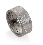 TODD REED Palladium Organic Pattern Diamond Band